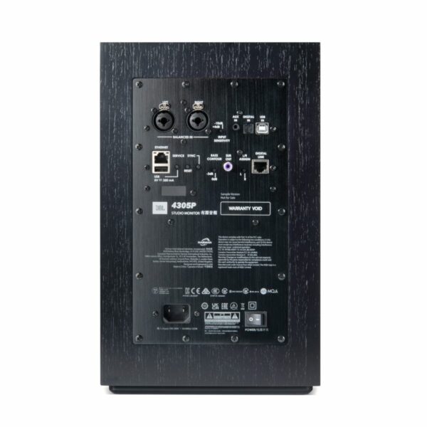 JBL 4305P Bakside 2 Sort 1200x1200 1 - JBL 4305P Studio Monitor - 4305p - AudioCenteret AS