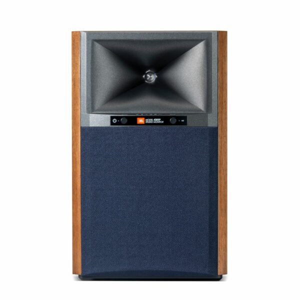 JBL 4305P Front med deksel Valnott 1200x1200 1 - JBL 4305P Studio Monitor - 4305p - AudioCenteret AS
