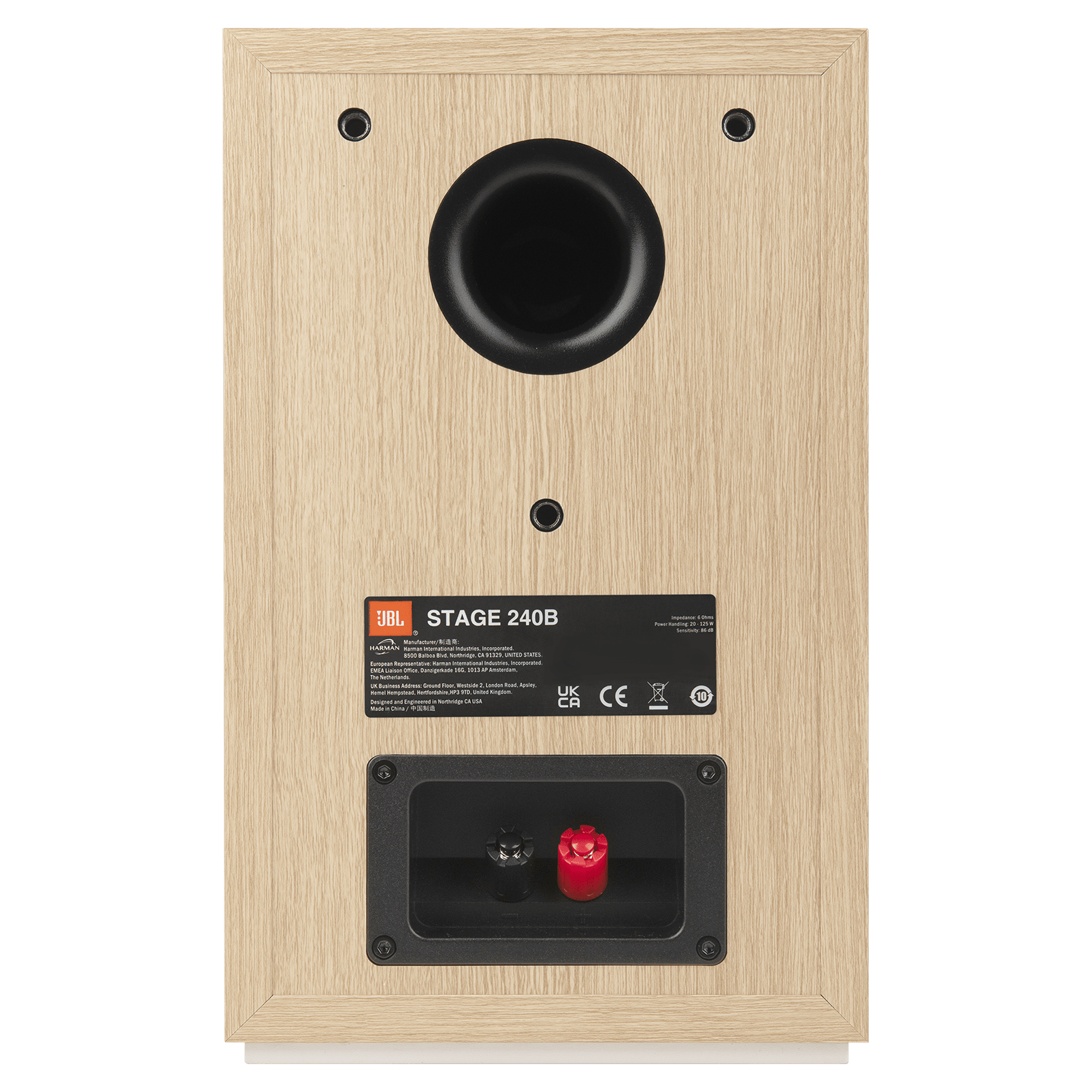 LS JBL Stage2 240B Back WHT - JBL Stage 240B - 240B - AudioCenteret AS