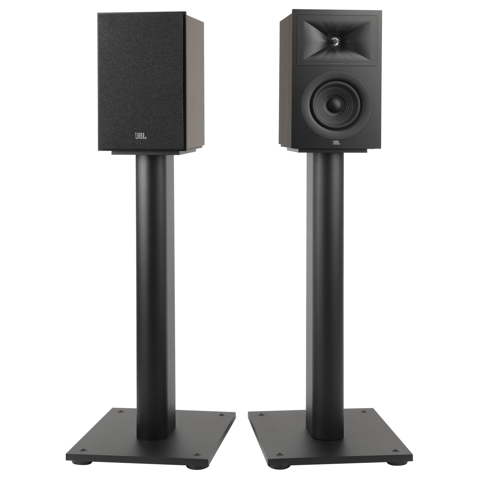 LS JBL Stage2 250B Front Hero Pair On Base BLK - JBL Stage 250B - 250B - AudioCenteret AS