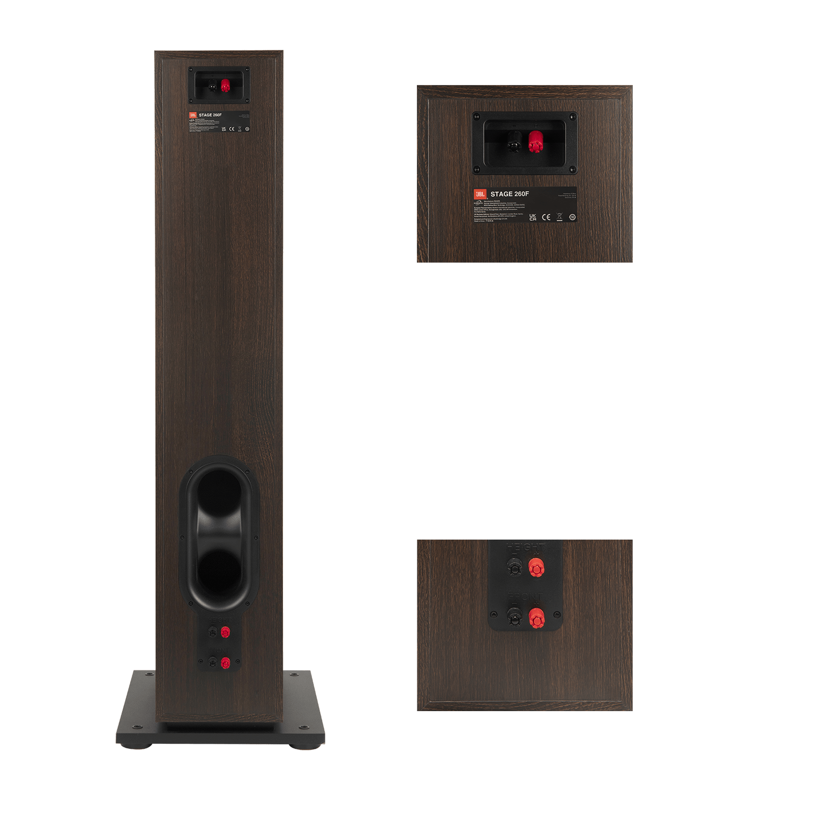 LS JBL Stage2 260F Back Detail 4 BLK - JBL Stage 260F - STAGE 260F - AudioCenteret AS