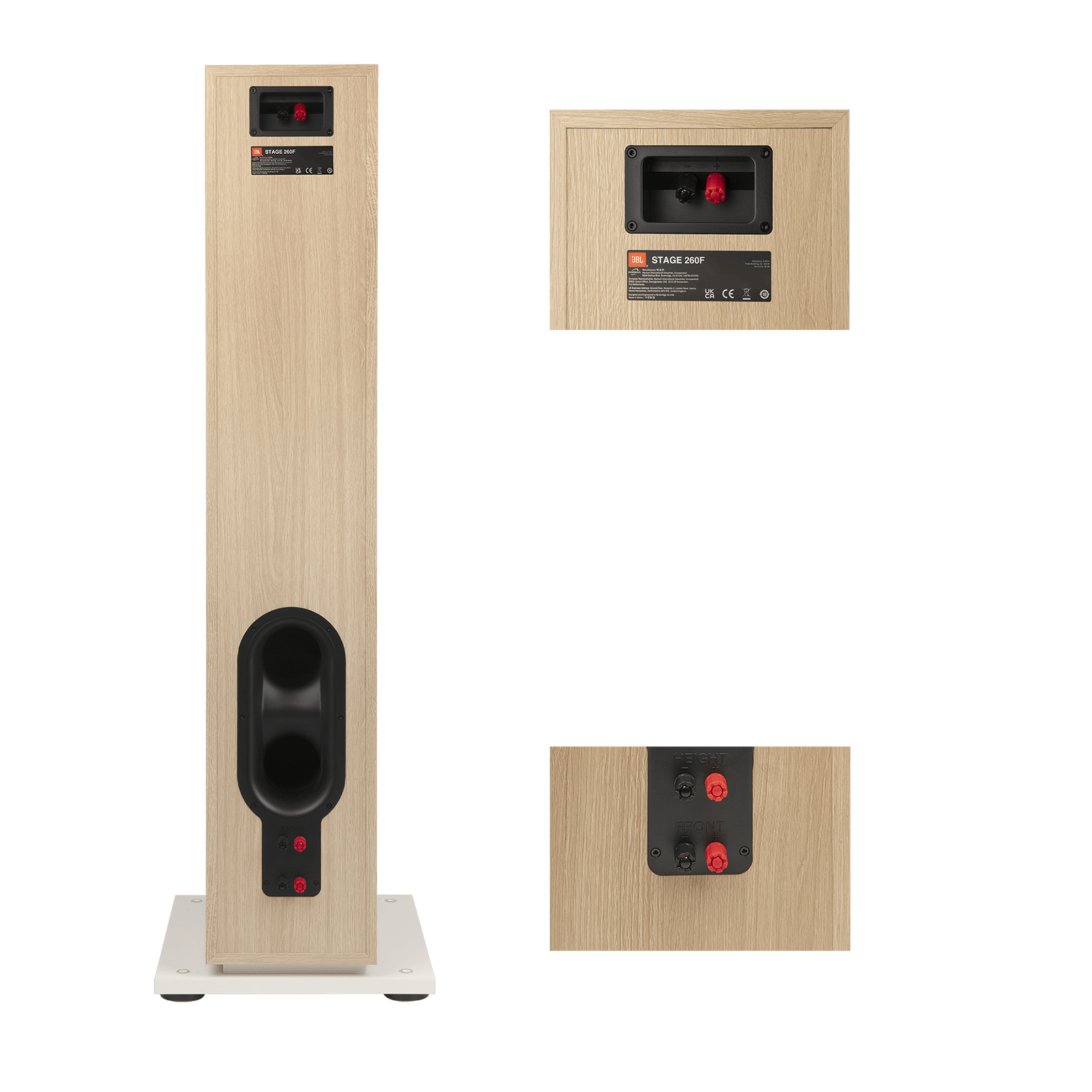 LS JBL Stage2 260F Back Detail 4 WHT - JBL Stage 260F - STAGE 260F - AudioCenteret AS