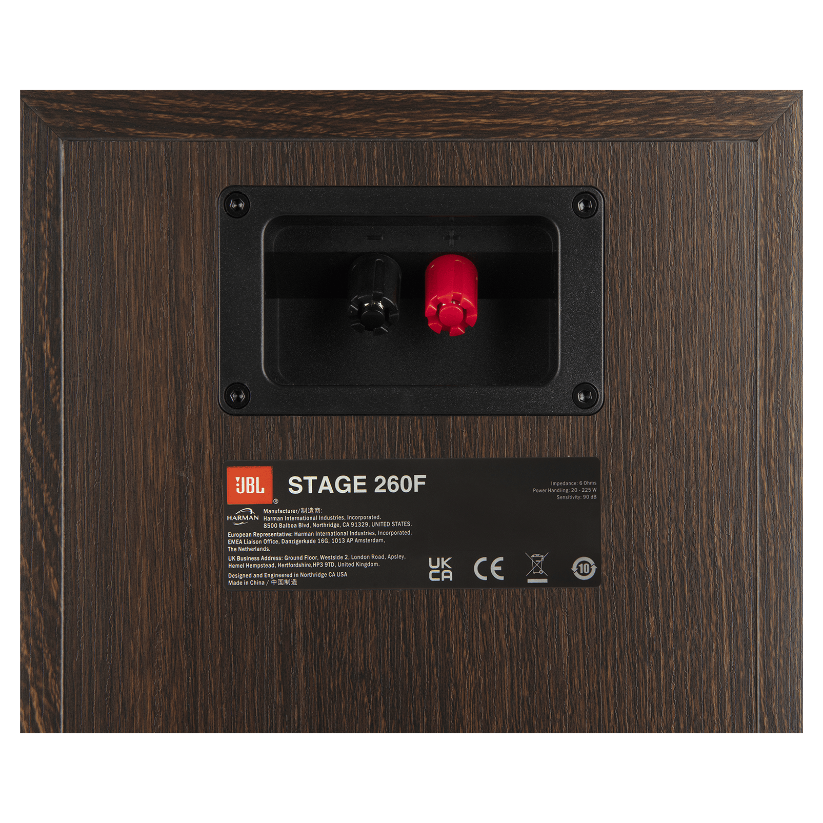 LS JBL Stage2 260F Back Detail BLK - JBL Stage 260F - STAGE 260F - AudioCenteret AS