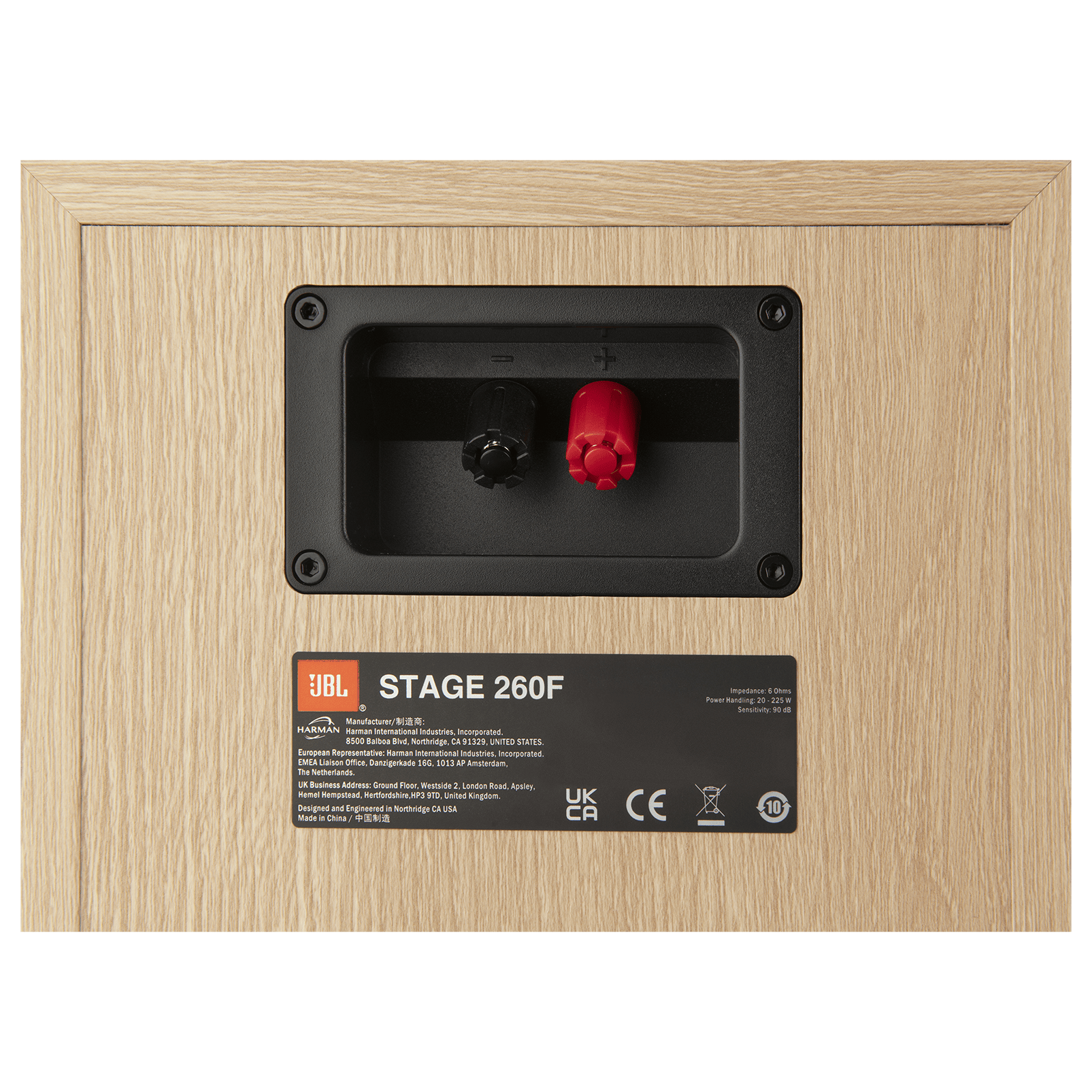 LS JBL Stage2 260F Back Detail WHT - JBL Stage 260F - STAGE 260F - AudioCenteret AS