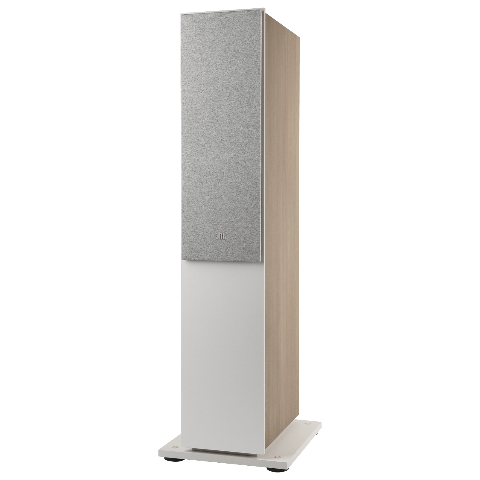 LS JBL Stage2 260F Front QtrLeft With Grille WHT - JBL Stage 260F - STAGE 260F - AudioCenteret AS