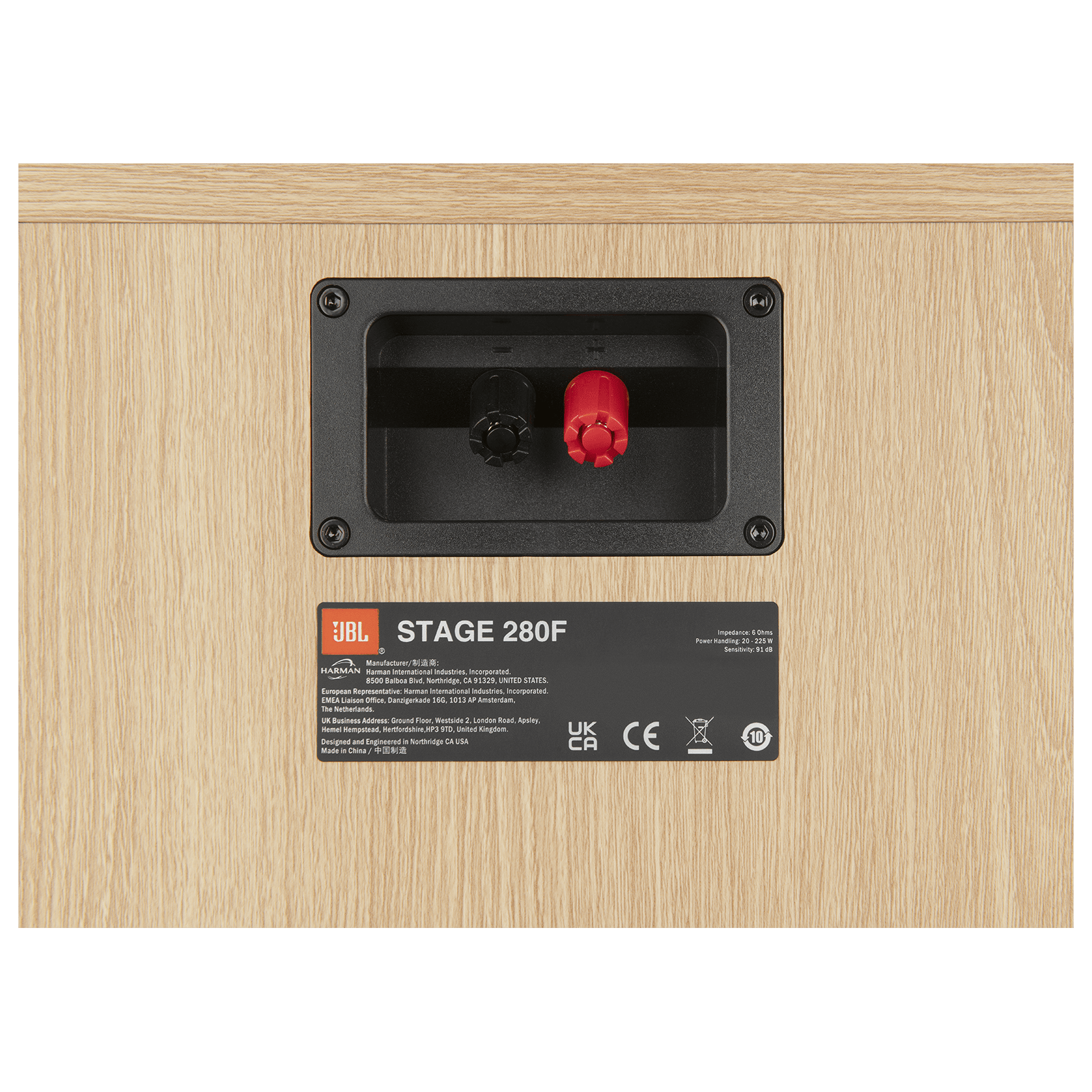 LS JBL Stage2 280F Back Detail WHT - JBL Stage 280F - Stage 280F - AudioCenteret AS