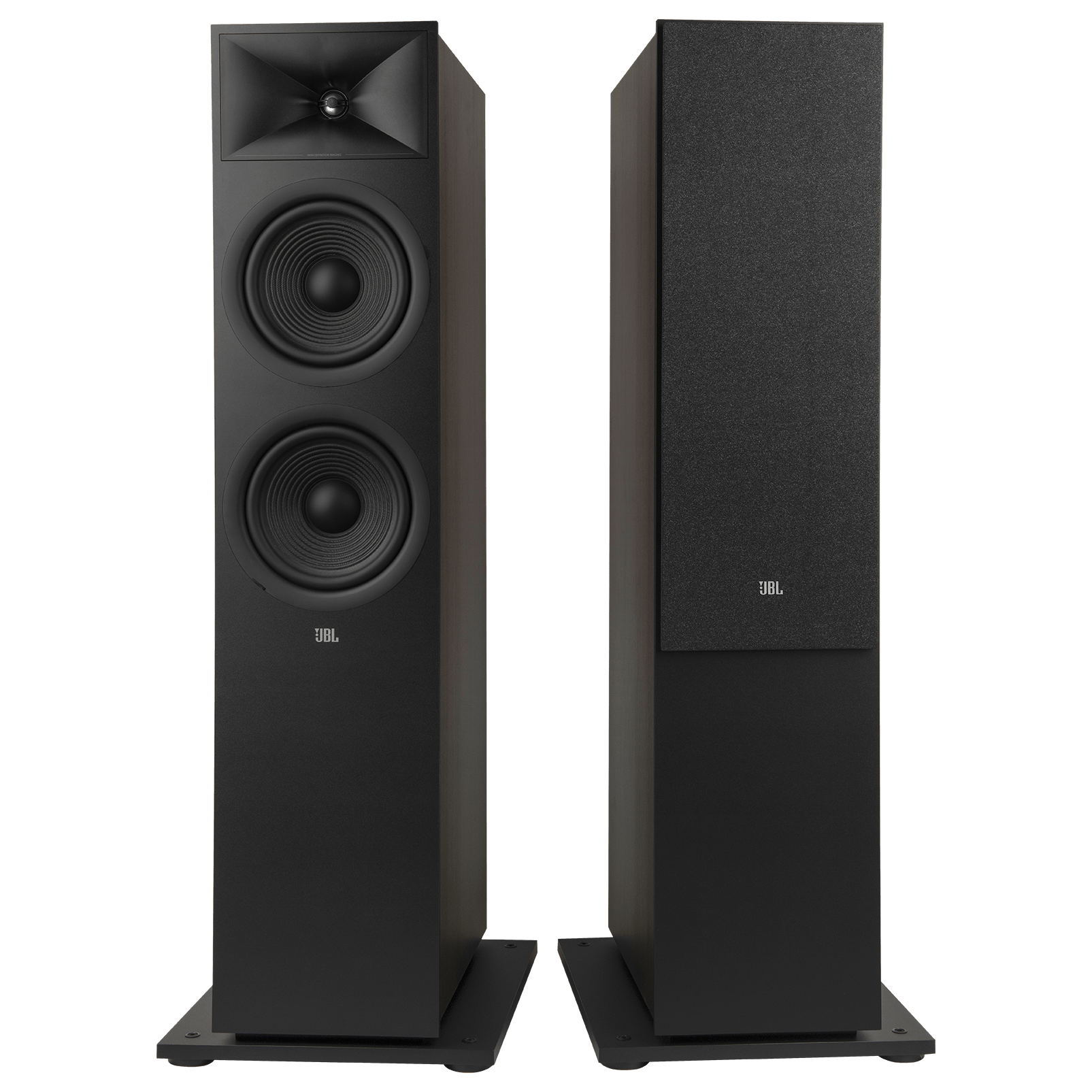 LS JBL Stage2 280F Front Hero Pair BLK - JBL Stage 280F - Stage 280F - AudioCenteret AS